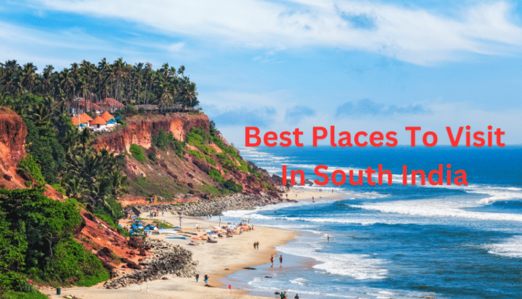 A collage of South India's breathtaking landscapes, majestic temples, and vibrant cultural sites, highlighting the diverse and captivating destinations to explore in the region.