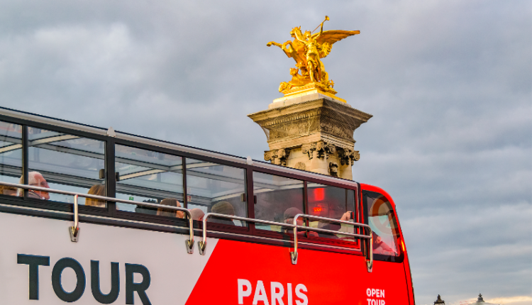 Paris Tour: Flights, Hotels, Resorts, and Things to Do in 2024' - A panoramic view of Paris cityscape, showcasing the allure of travel options including flights, accommodations, and attractions for the year 2024.