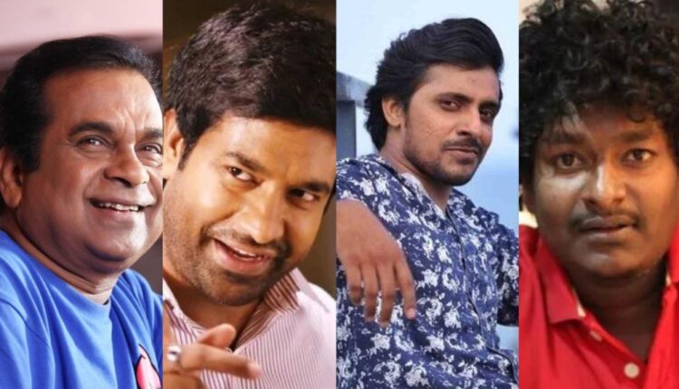 Top 10 Best Telugu Comedians - An image showing a collage of famous Telugu comedians, representing humor and entertainment in Tollywood.