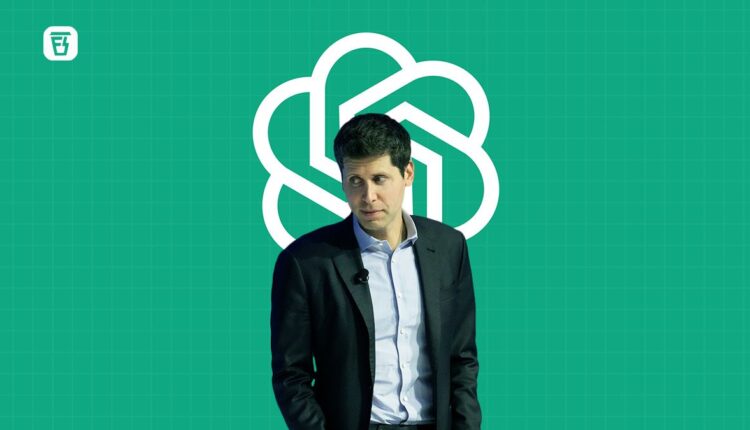 A professional photo of OpenAI CEO Sam Altman, dressed in a suit and speaking at a tech conference. The background includes a digital screen displaying OpenAI’s logo, symbolizing his role in the company. Surrounding the main image are smaller icons representing his career, net worth, education, and personal life, including a graduation cap, a dollar sign, and a wedding ring. This image captures the essence of the blog, which delves into Sam Altman’s net worth, career achievements, educational background, and details about his wife, providing a comprehensive look at his influential life.