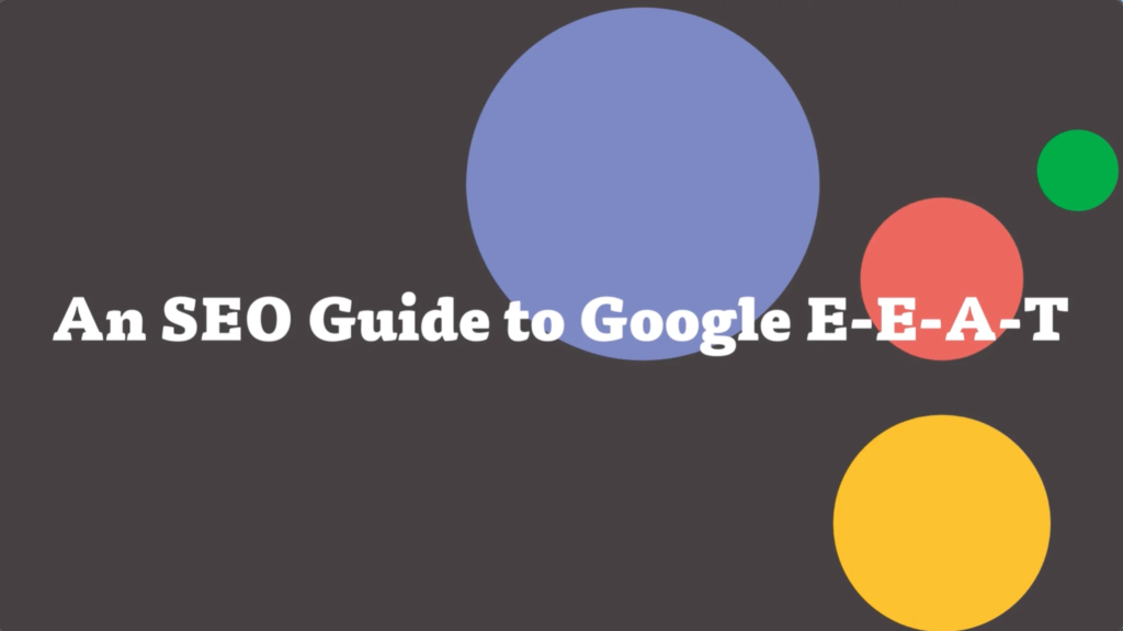 Google E-E-A-T Meaning